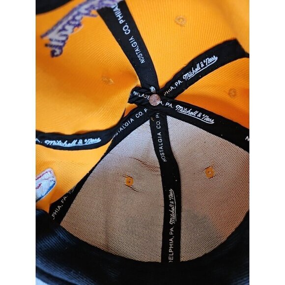 Mitchell & Ness LA Lakers Snapback Cap Hat NBA Hardwood Classics Adjustable OS - Picture 14 of 16